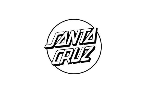 Santa Cruz Strip Outline White & Black Baseball Jersey