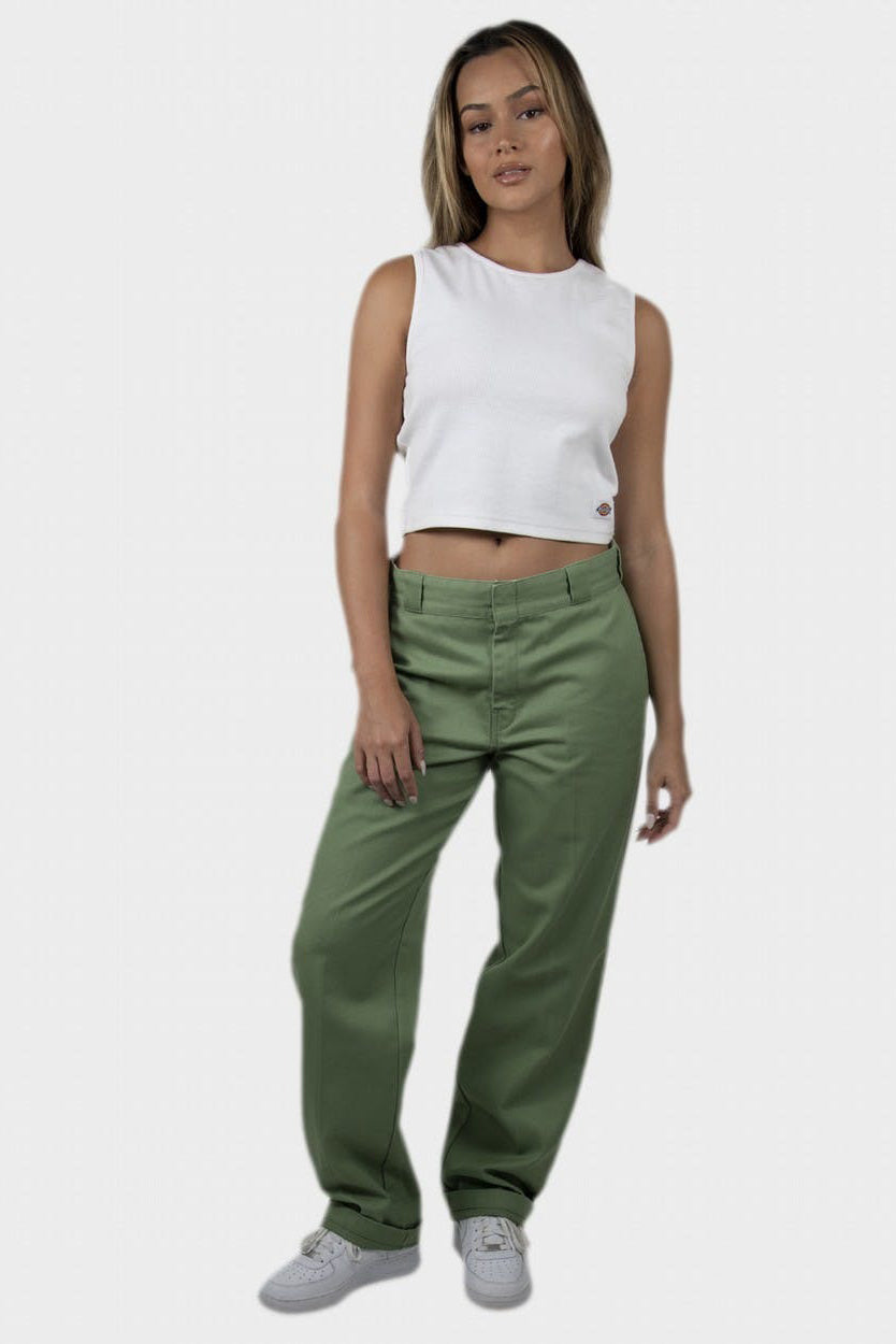 Buy Women's DICKIES 875 Washed Original Tapered Fit Pant Jade