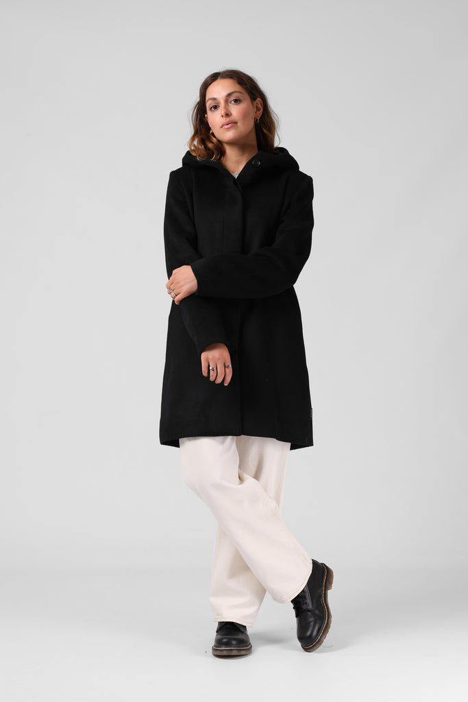 RPM Milford Overcoat Black