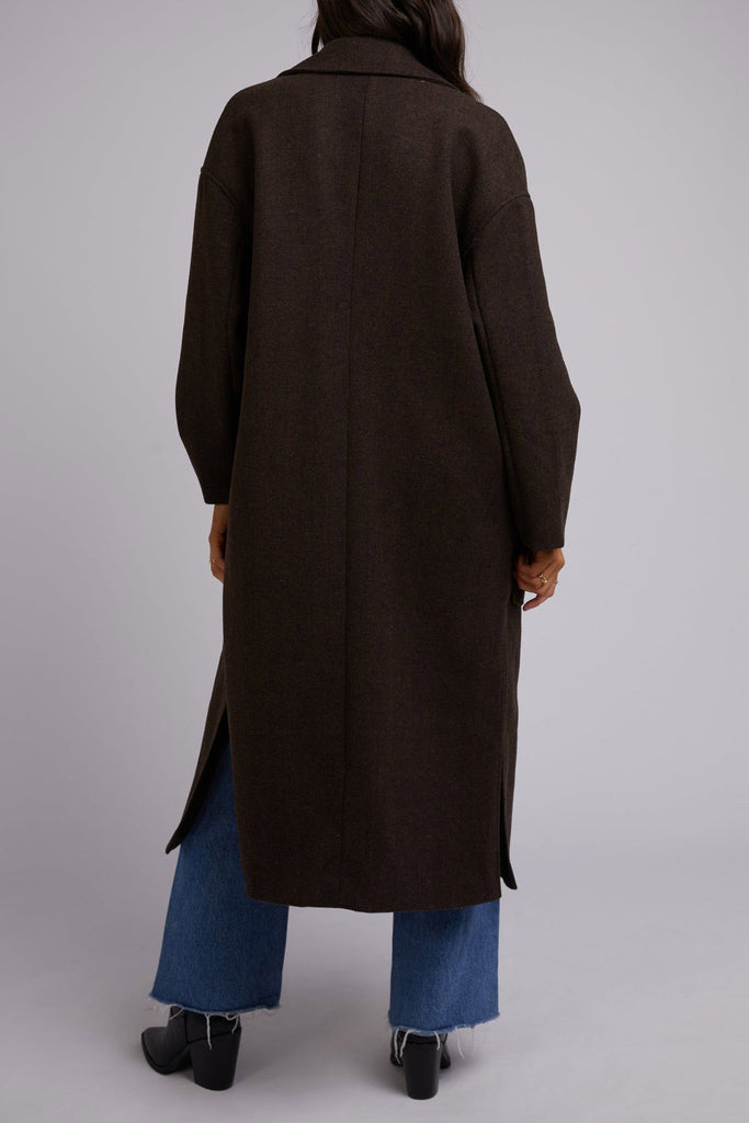 ALL ABOUT EVE Manhattan Coat Brown