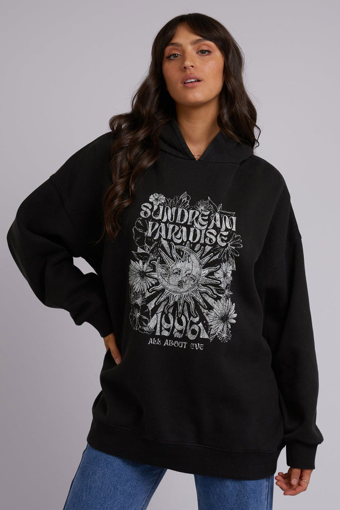 ALL ABOUT EVE Sundream Hoody Washed Black
