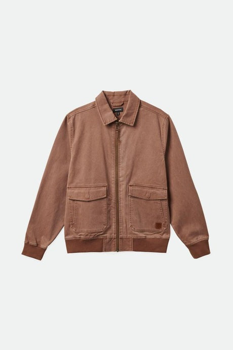 BRIXTON Dillinger Station Jacket Sepia Sol Wash