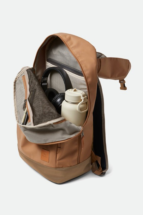 BRIXTON Commuter Backpack Golden Brown