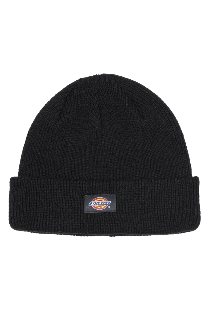 DICKIES Classic Label Cuff Beanie Black