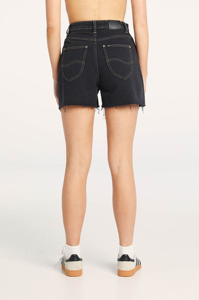 Buy Women s LEE High Relaxed Short Hollaback Black