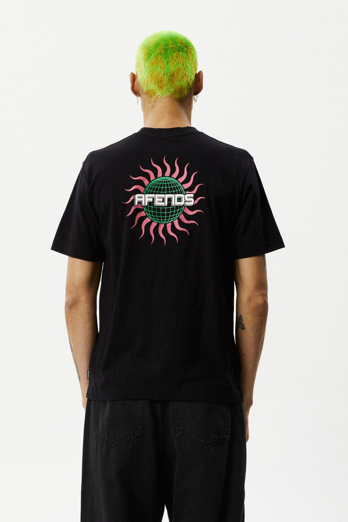 AFENDS Solar Flare Retro Fit Tee Black