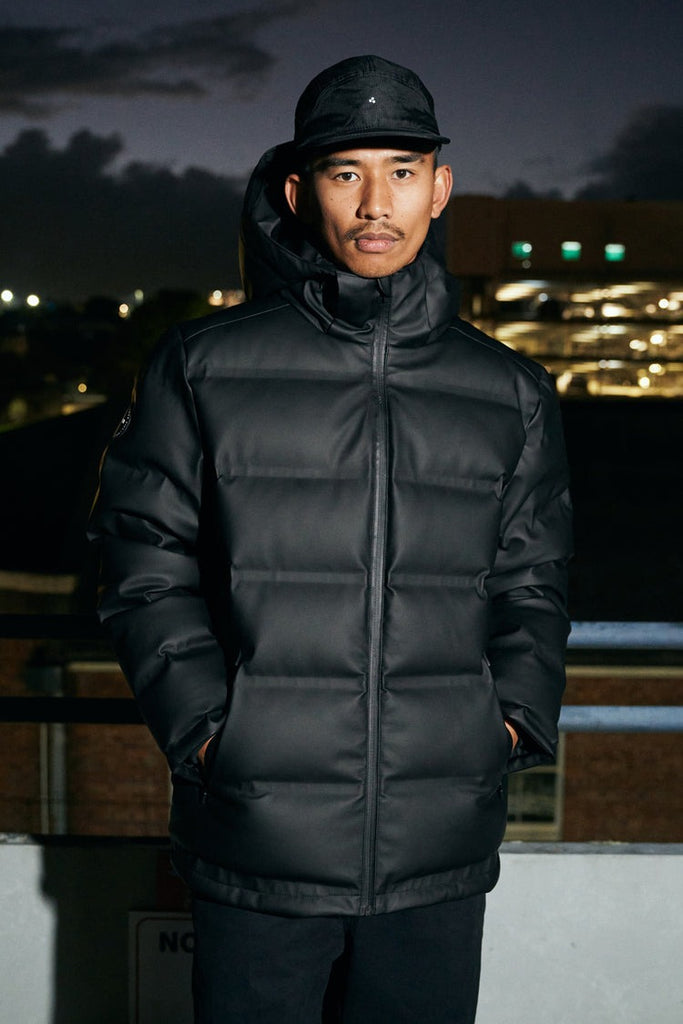 HUFFER Mens Superdown Jacket Black