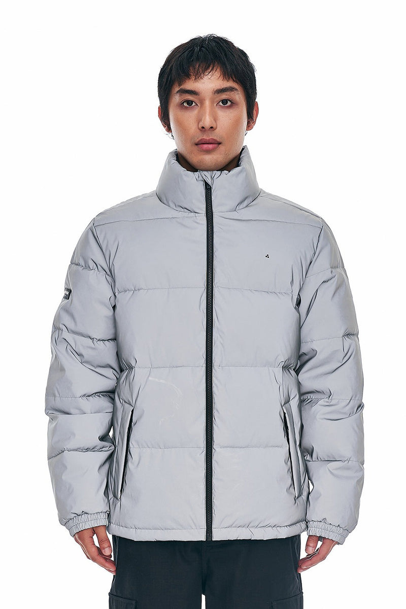 Buy HUFFER Mens Track Puffer Jacket Reflective on Sale | Base Streetwear