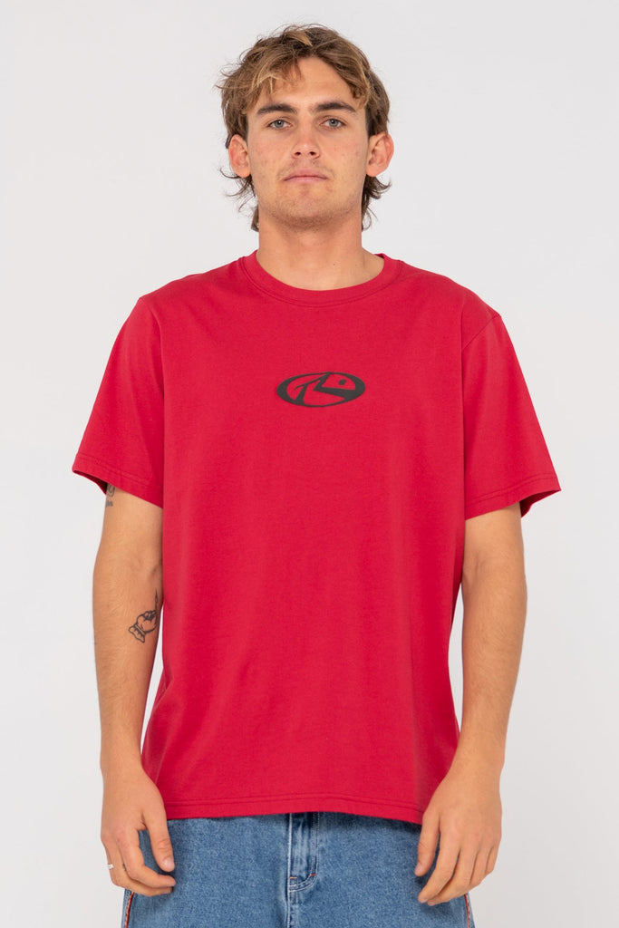 RUSTY Shutdown Tee Rio Red