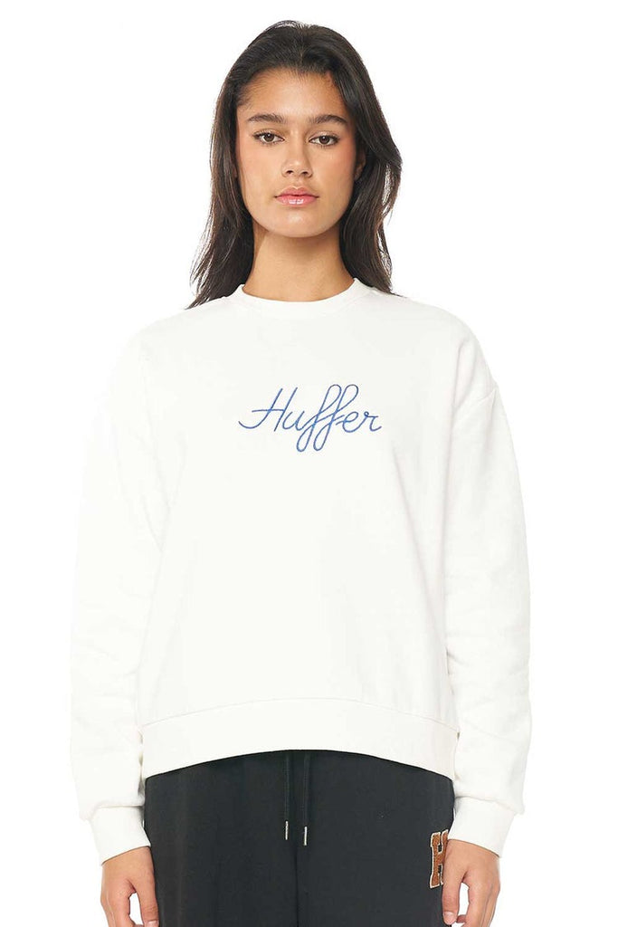 HUFFER Volley Slouch Crew 350 Chalk