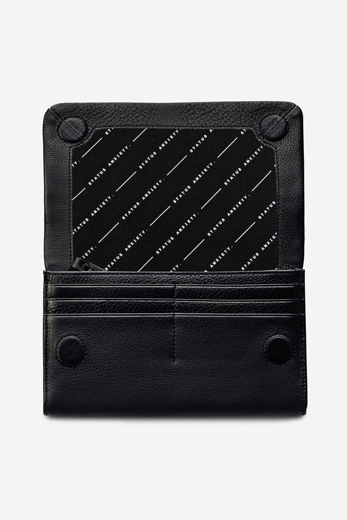 STATUS ANXIETY Remnant Wallet Black