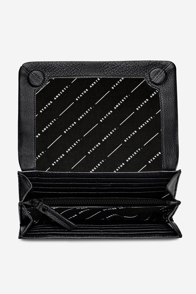 STATUS ANXIETY Remnant Wallet Black