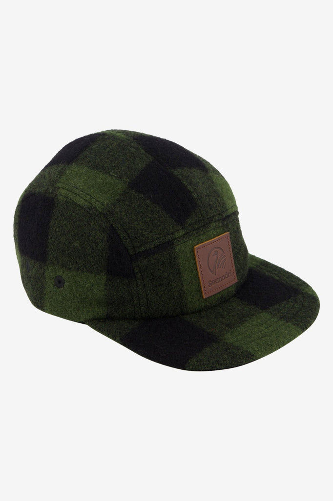 SWANNDRI Wentworth Vally V2 Wool Cap Olive Black Check