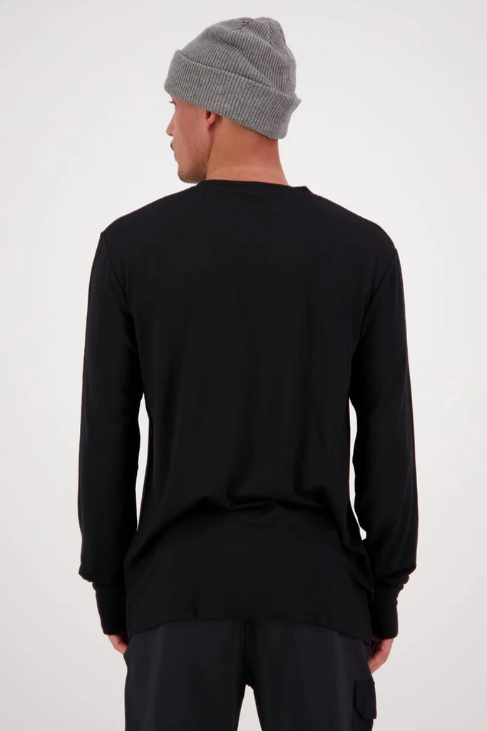 MONS ROYALE Mens Yotei Classic Ls Black Back