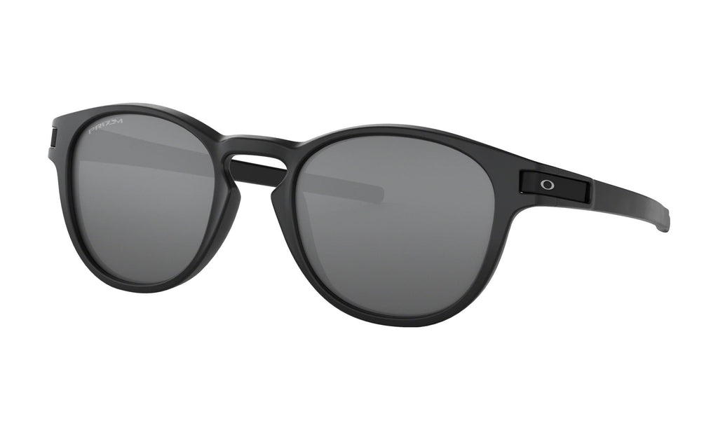 Oakley Latch Matte Black Prizm Black Front Angle