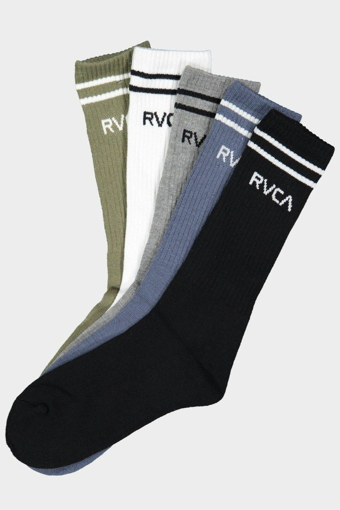 RVCA Union Sock 5 Pack Multi Multi Colours
