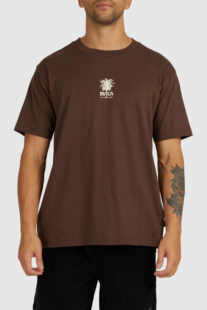 RVCA Radio Palms Tee Coffee